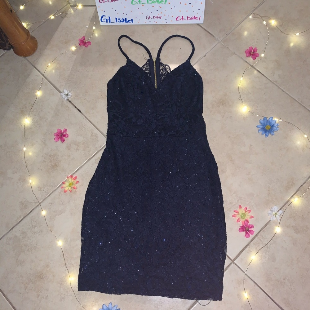 Navy blue dress